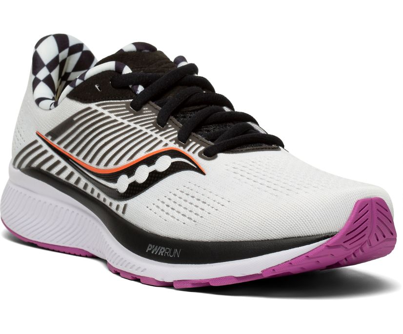 Women's Saucony Guide 14 Running Shoes Grey / Black | Singapore 137UZGT